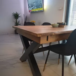 stol debowy rozkladany drewniany sawood uslugi stolarskie racula zielona gora 02